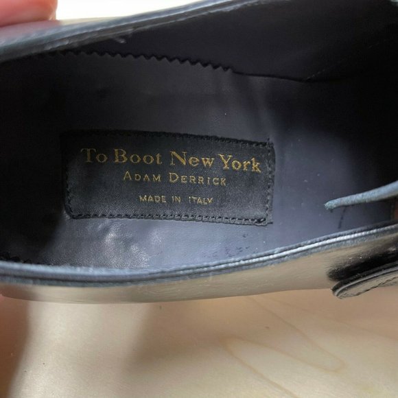 To Boot New York Mens Adam Derrick 312708 Buckle Black Oxford Shoes Size US 9 main image 8